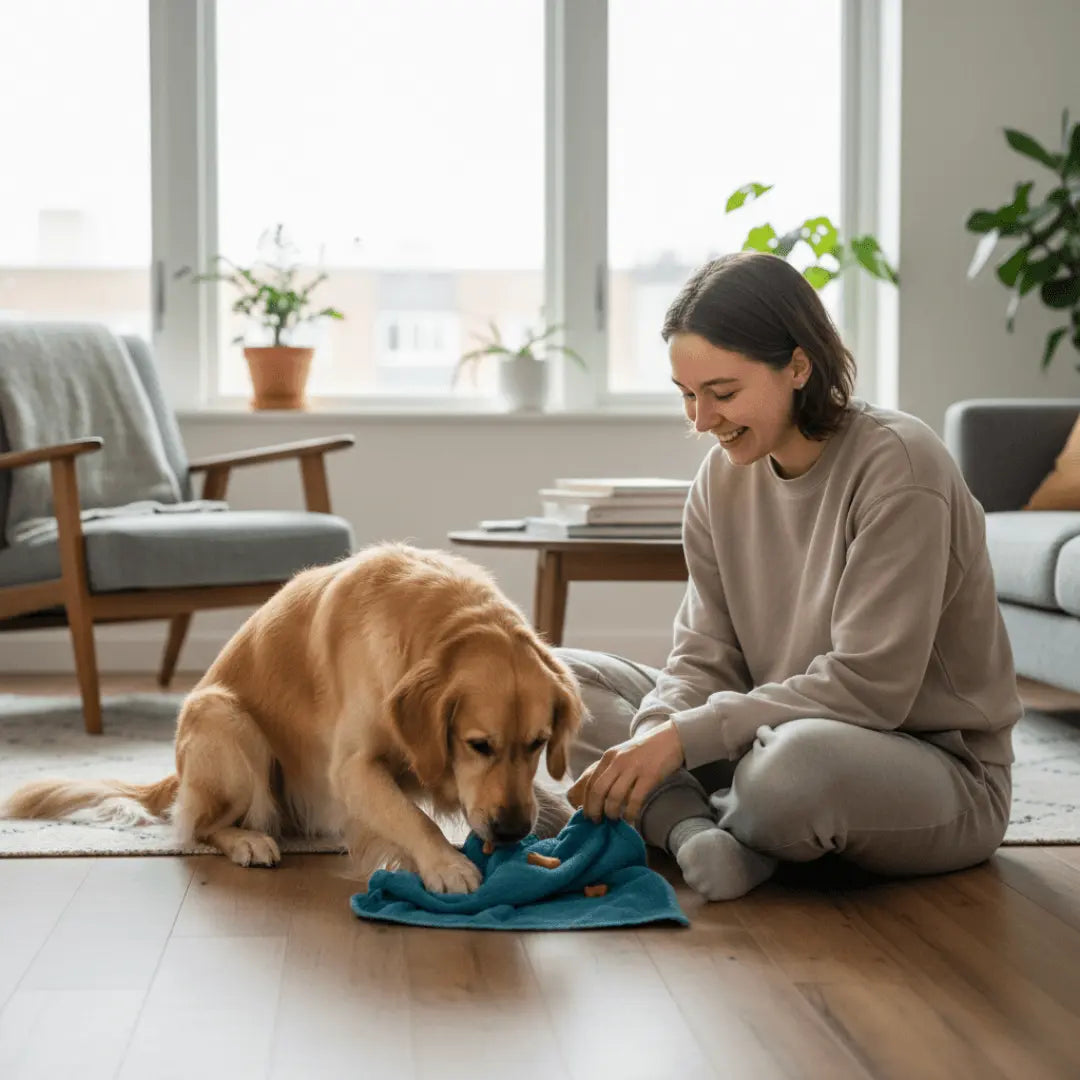 Juegos mentales probados para calmar a tu perro y reforzar el vínculo en casa